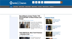 Desktop Screenshot of moviepronews.com