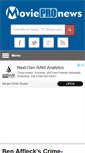 Mobile Screenshot of moviepronews.com
