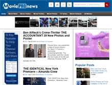 Tablet Screenshot of moviepronews.com